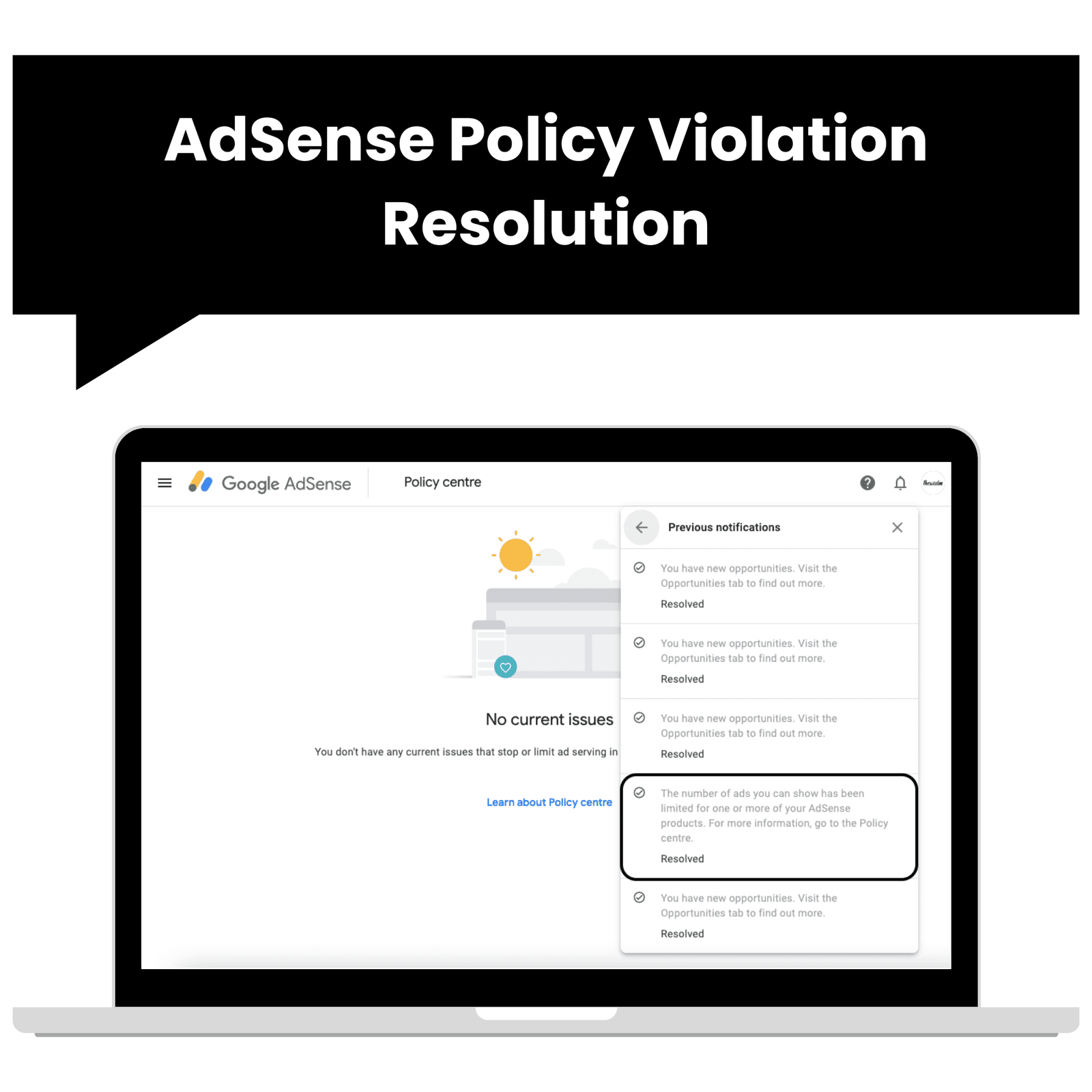 AdSense Policy Violation Resolution
