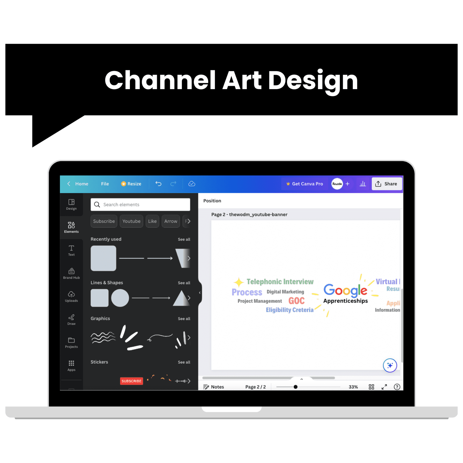 Channel Art Design