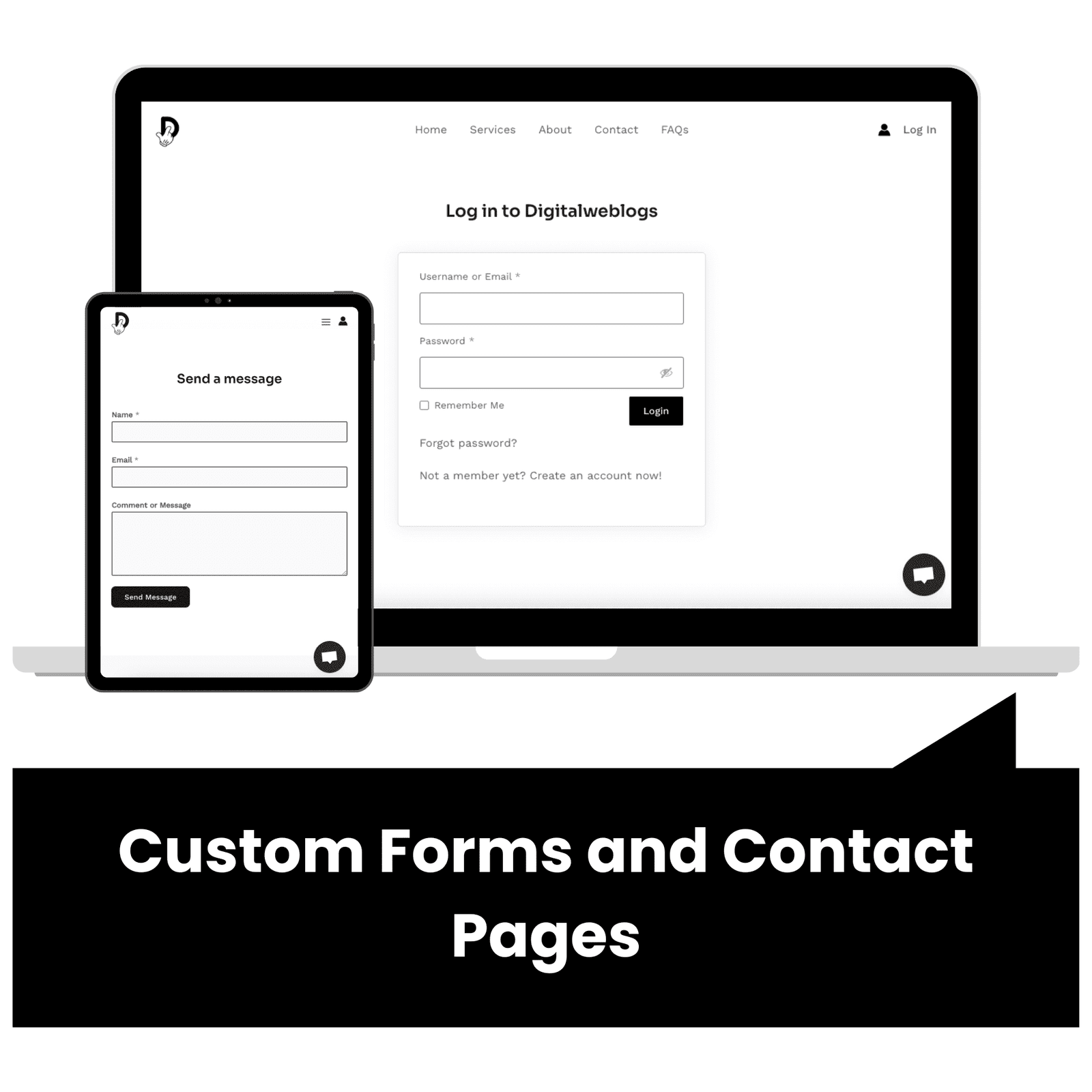 Custom Forms and Contact Pages