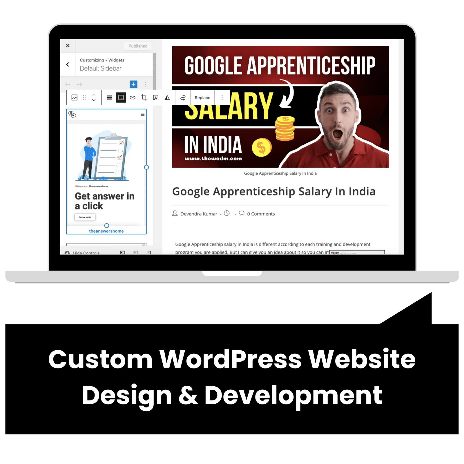 Custom WordPress Website Design & Development