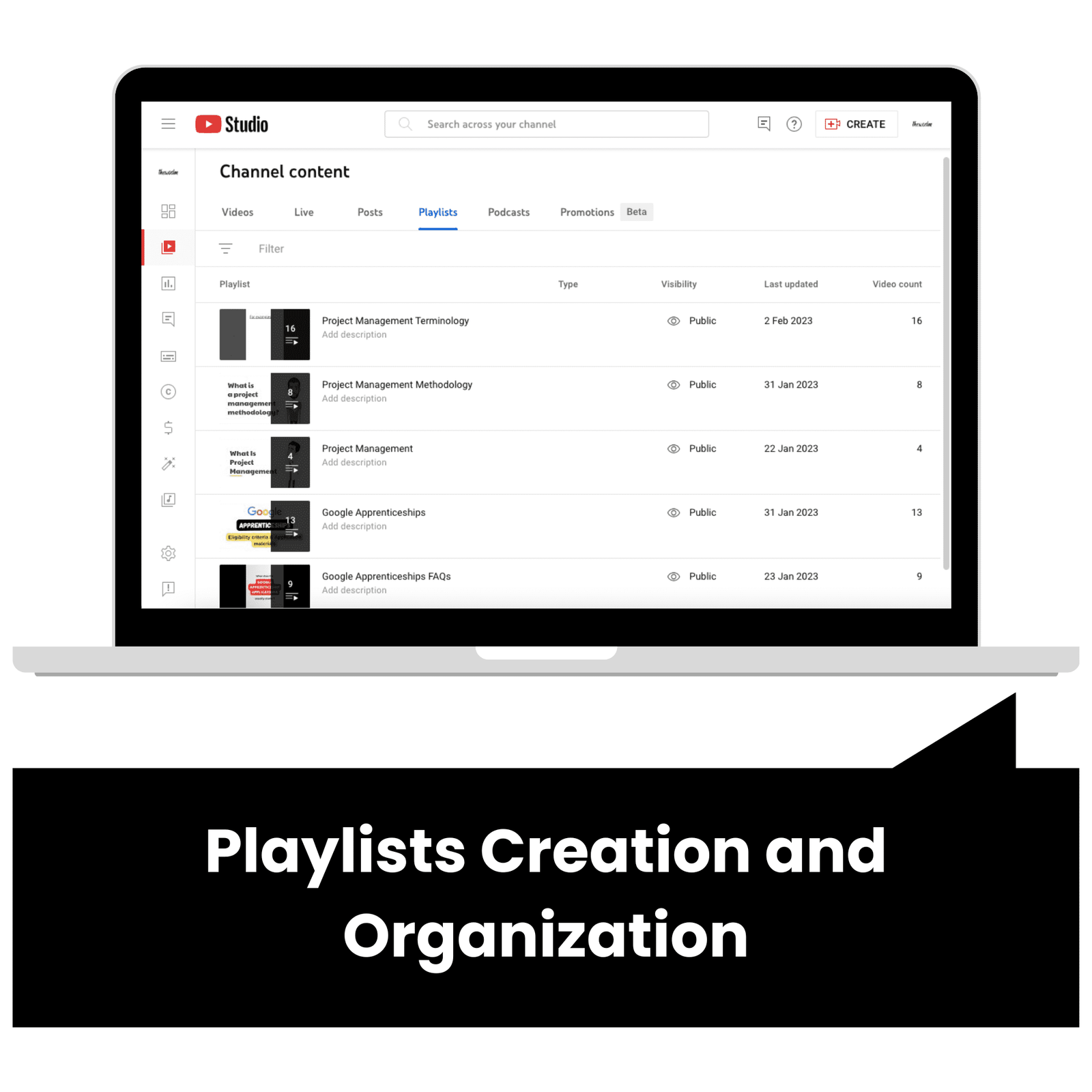Playlists Creation and Organization