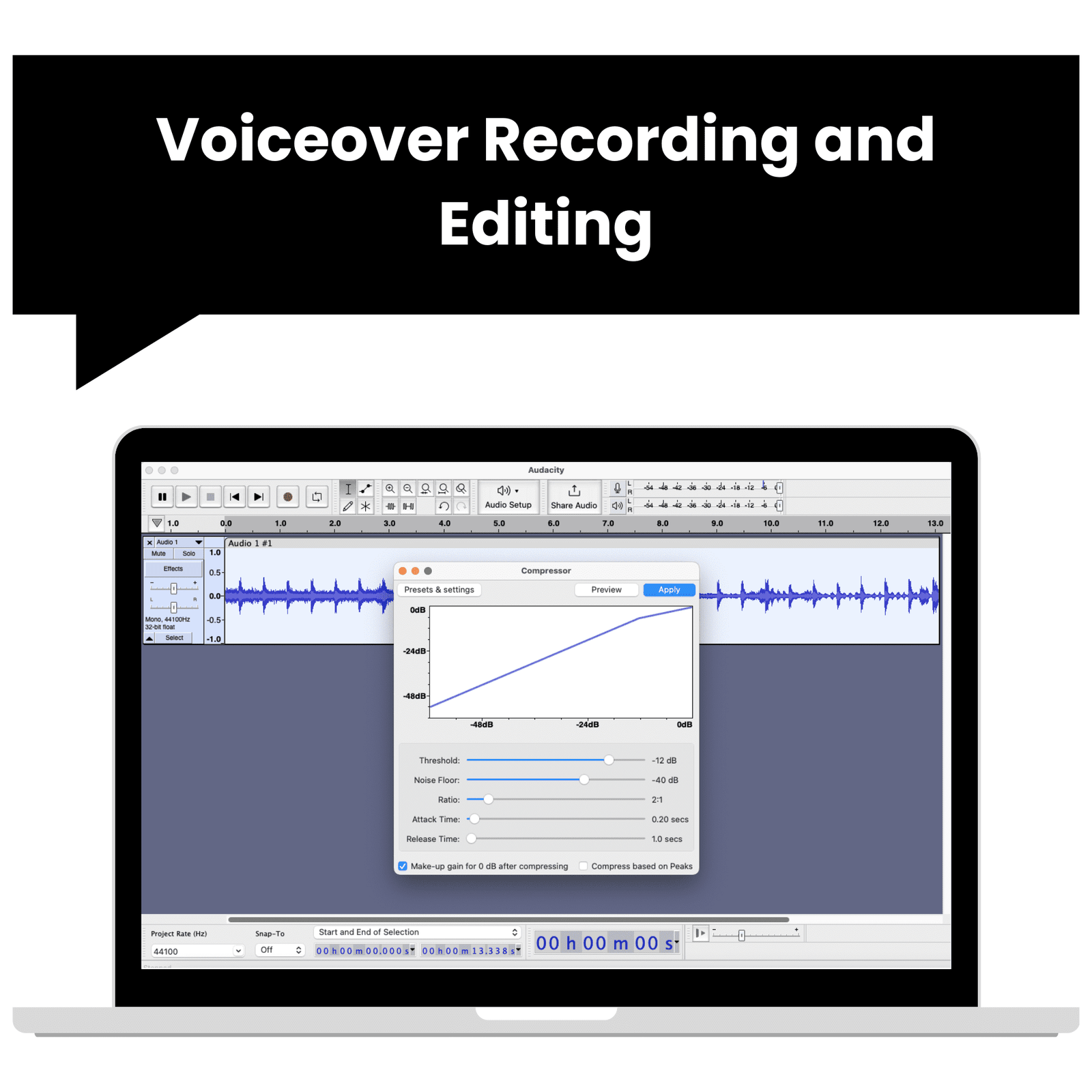 Voiceover Recording and Editing