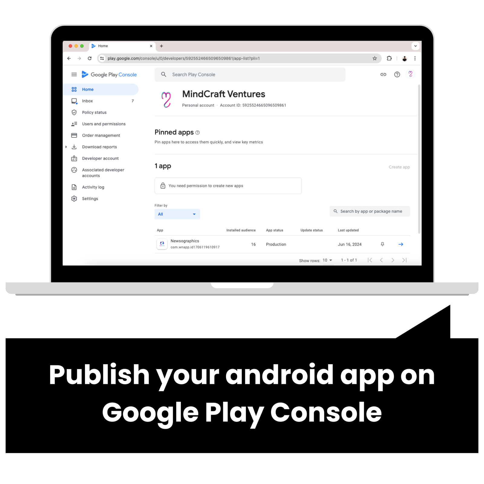 publish your android app on Google Play Console